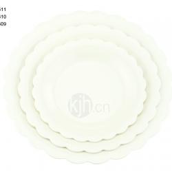 花邊圓型餐盤(pán)(6、4PCS
