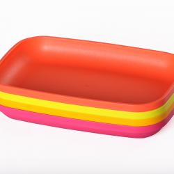 隨心所用長(cháng)方形碟（四只