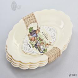 波比中號花邊橢圓餐盤(pán)