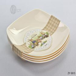 波比大號簡(jiǎn)約正方餐盤(pán)