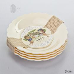波比大號花邊圓形餐盤(pán)