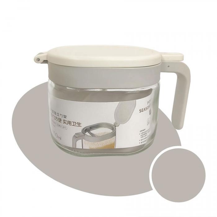 彈蓋玻璃調(diào)料瓶(方形)