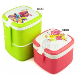 方型手提飯盒、雙層飯