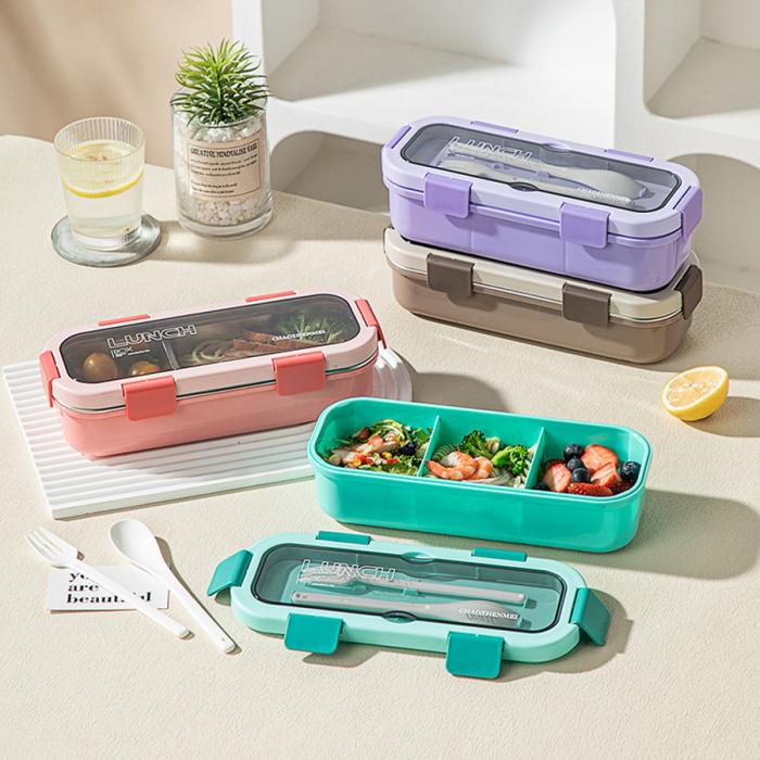 愛悅長(zhǎng)方形便當(dāng)盒二格